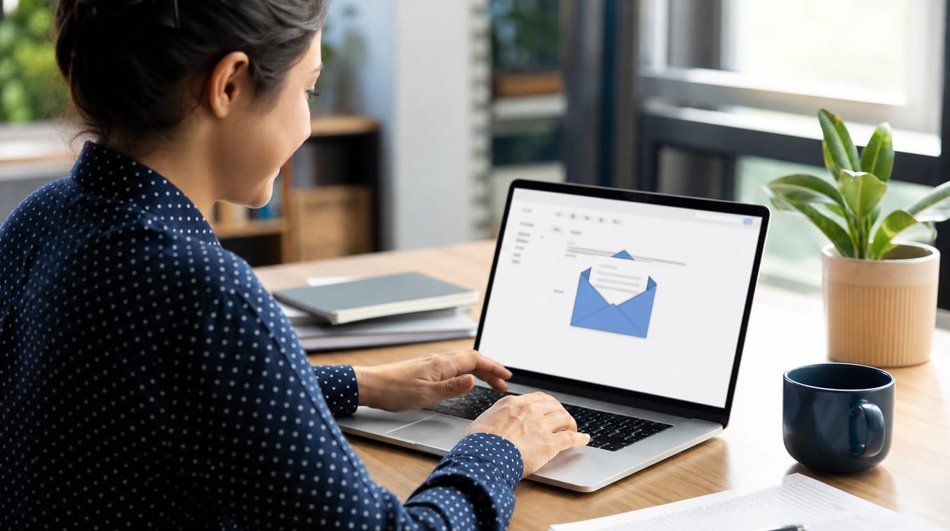 Job seeker sending direct email to hiring manager to hear back from job application